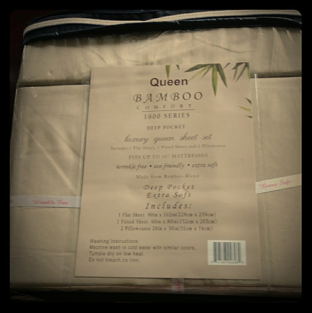 Queen size sheet set